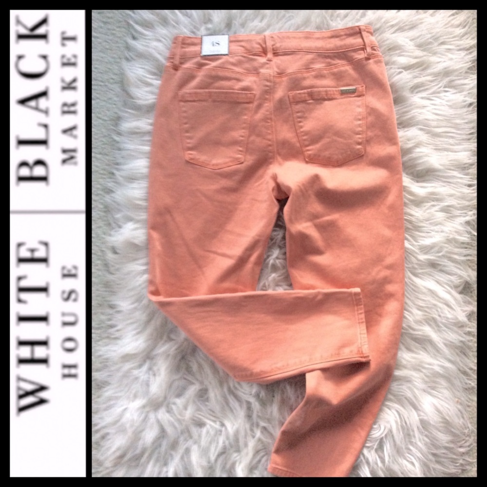NWT WHBM Mid-Rise Skinny Crop Jean - Picture 5 of 8